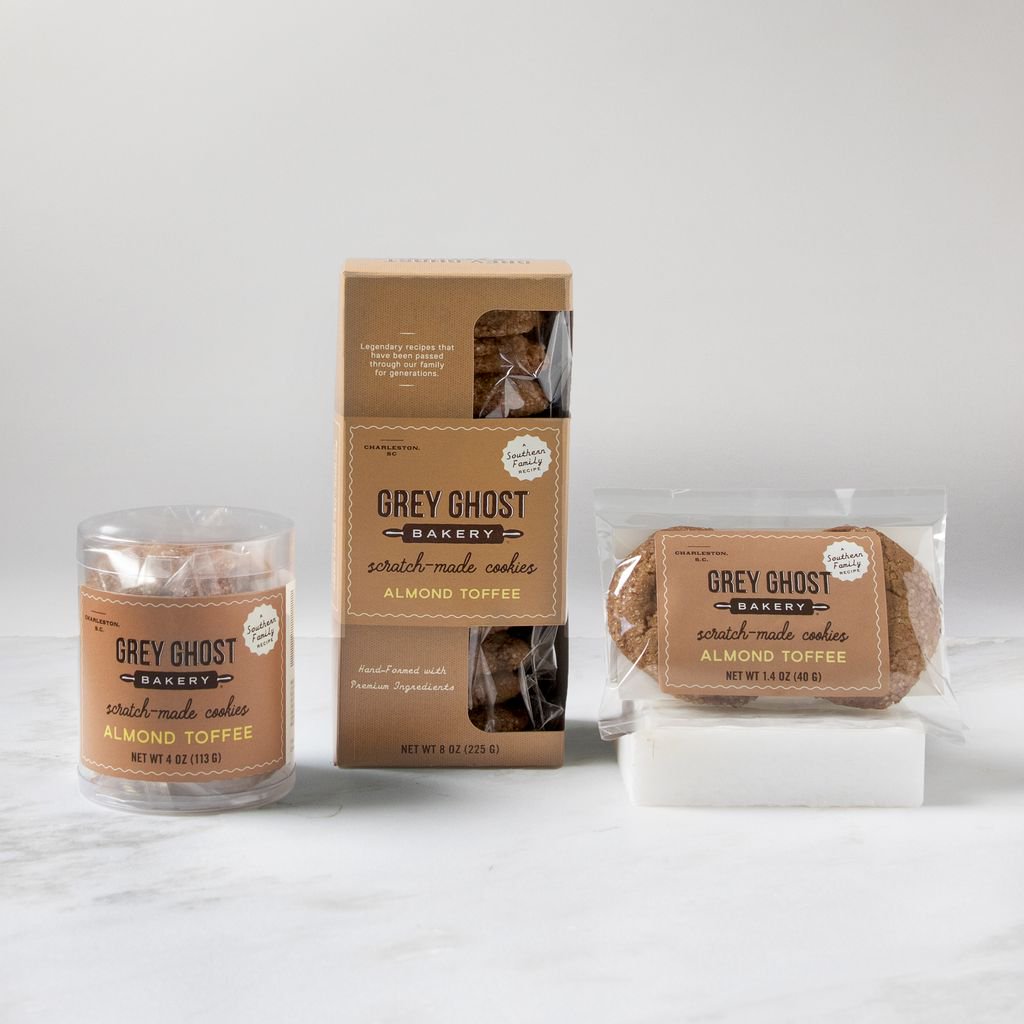 greyghostbakery's tweet photo. Our Almond Toffee cookies combine chewy, buttery cookie with decadent almond toffee hailing from one of our favorite local confectioners, @DottiesToffee! #Greyghostbakery #gourmetcookies #almondtoffee #dottiestoffee #almondcookies #toffeecookies https://t.co/3QilXQgLcq