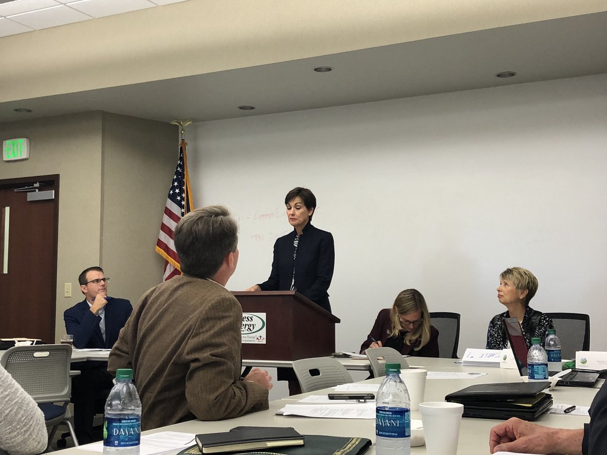 Kicking off <a href="/IAGovernor/">Gov. Kim Reynolds</a> &amp; <a href="/IALtGov/">Lt. Gov. Chris Cournoyer</a>’s  <a href="/EmpowerRuralIA/">Governor's Empower Rural Iowa Initiative</a> Grow Taskforce in <a href="/MtPleasantIOWA/">Mount Pleasant, Iowa</a> <a href="/AccessEnergyC/">Access Energy Coop</a>!
