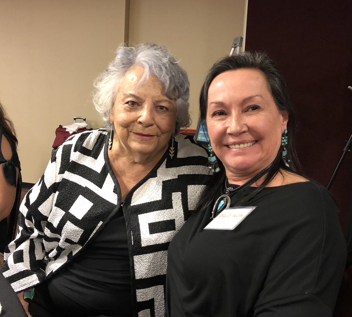 Ladonna Harris and I. Google her. What an honor! #BuildNativePower