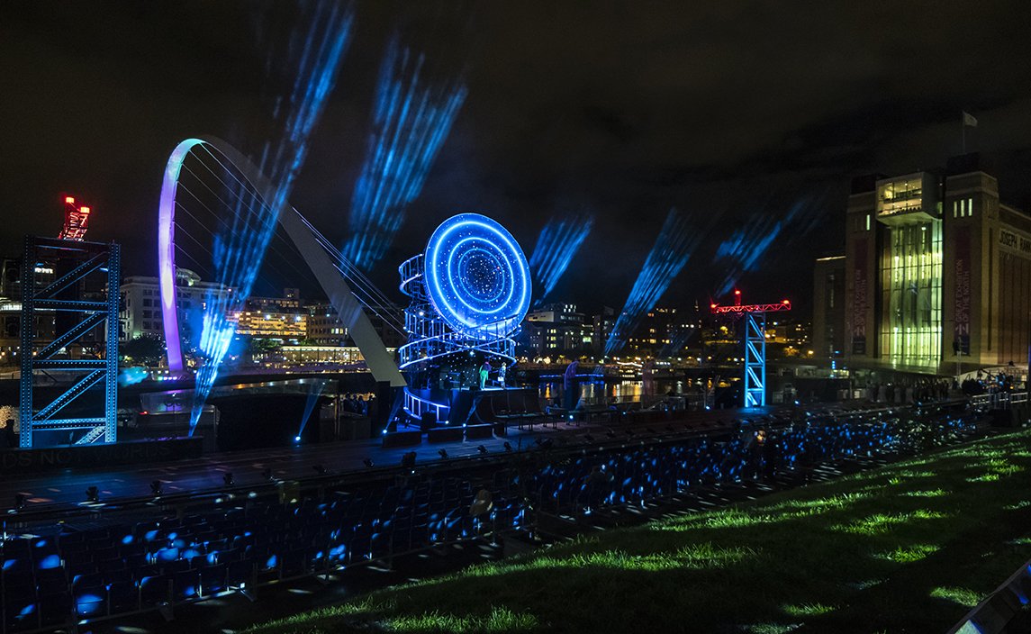getnorth2018's tweet photo. Great North Star is a special performance created for broadcast to mark the end of Great Exhibition of the North. Watch the live stream tonight on BBC online at 9pm. https://t.co/KGWODBnME8 https://t.co/cHgEle7zIh