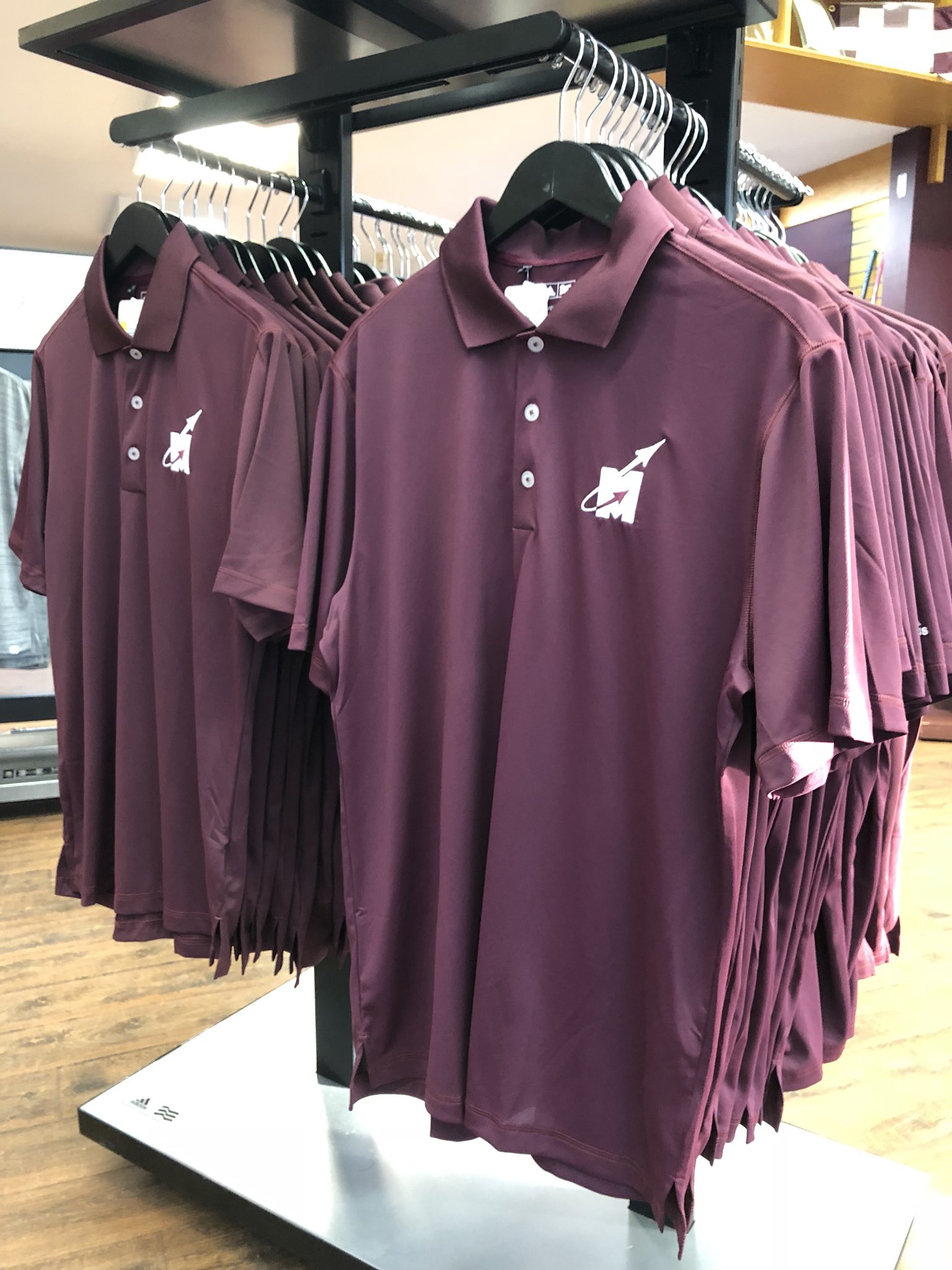 Adidas mississippi state polo sale