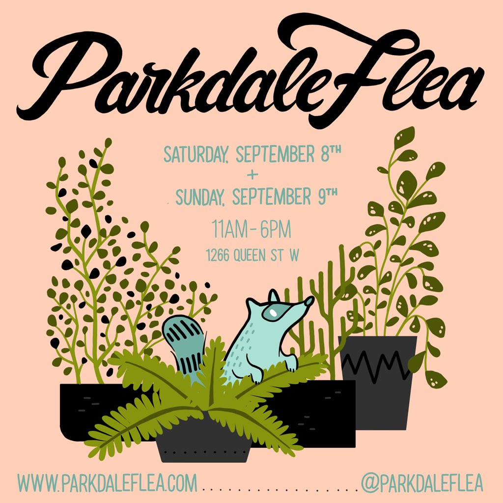 Swing by the #ParkdaleFlea this weekend and support local!! Great vendors, good vibes and amazing community!! ✨🙌🏼 #parkdale #torontolife #shoplocal #parkdalelife #handmadetoronto #supportlocal