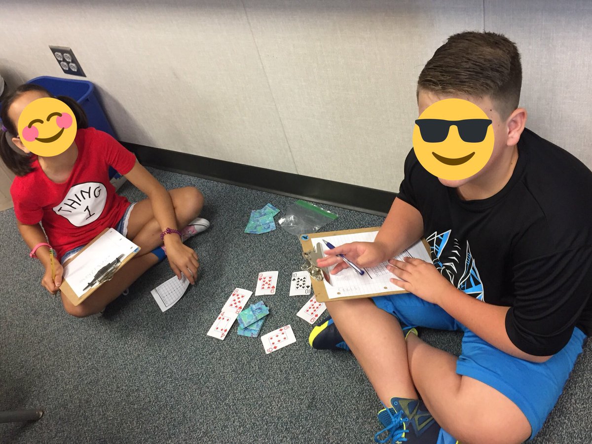 b_schulte12's tweet photo. Students battled it out today to make the greatest decimal number to the thousandths place. They can’t wait to have this game added to their Math Menu next week! #gatorsgoforthegoal #mathisfun #5thGrade https://t.co/OZGyYoL2h0