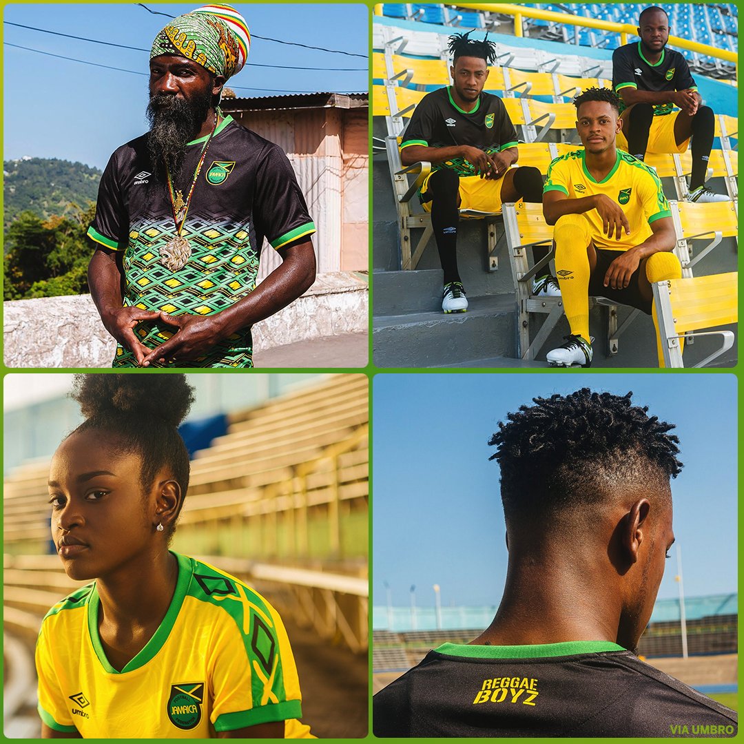 ESPNFC's tweet image. The new Jamaica kits are out! Thoughts?