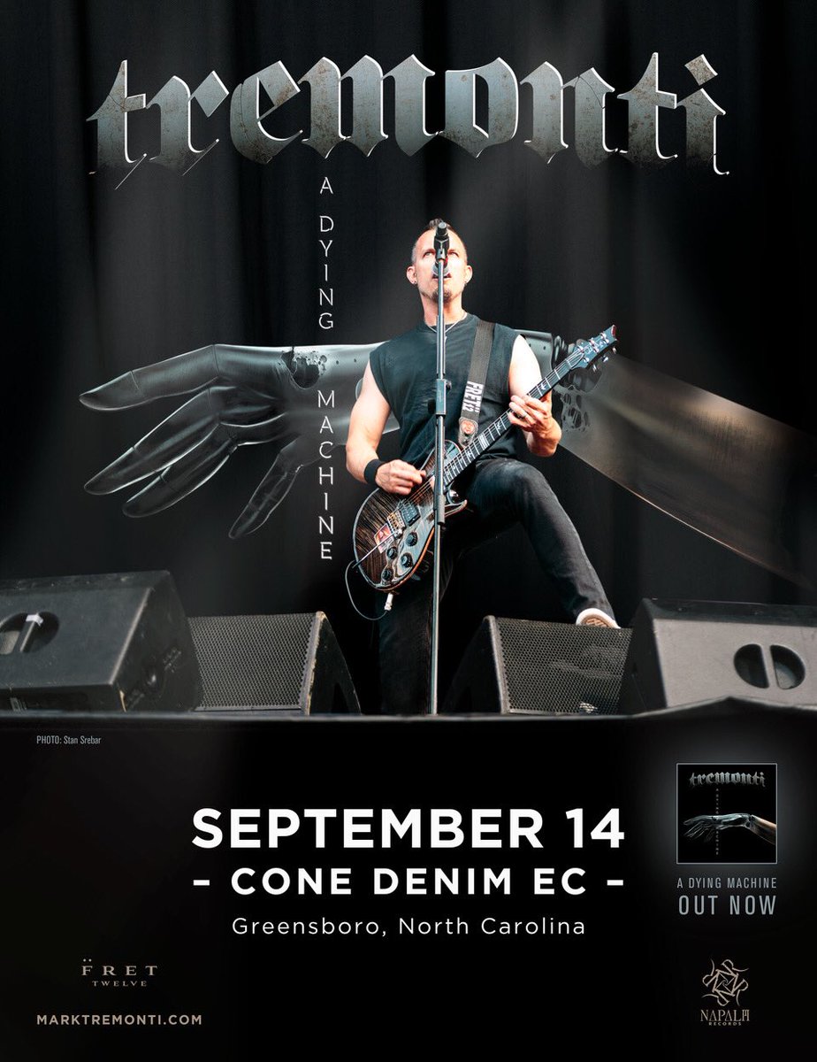 TremontiProject's tweet image. One Week Away! Greensboro- get your tickets and VIP at MarkTremonti.com now!