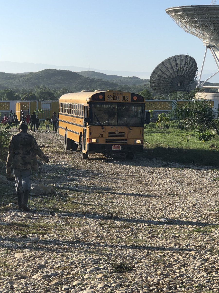 From Cleves to Haiti instead of destroying one of our decommissioned buses it is now helping kids in the poorest country in the world. #NurtureInclusion <a href="/TimSWagner/">Tim S. Wagner</a> @3RiversCOO @Oser3R @taylorsportsAD <a href="/TRLSDjackets/">Three Rivers</a> @YellowJacket_GB @YellowJacketCB <a href="/mrskatieconley/">Katie</a> <a href="/MissBowen1/">Mandy Aug</a>