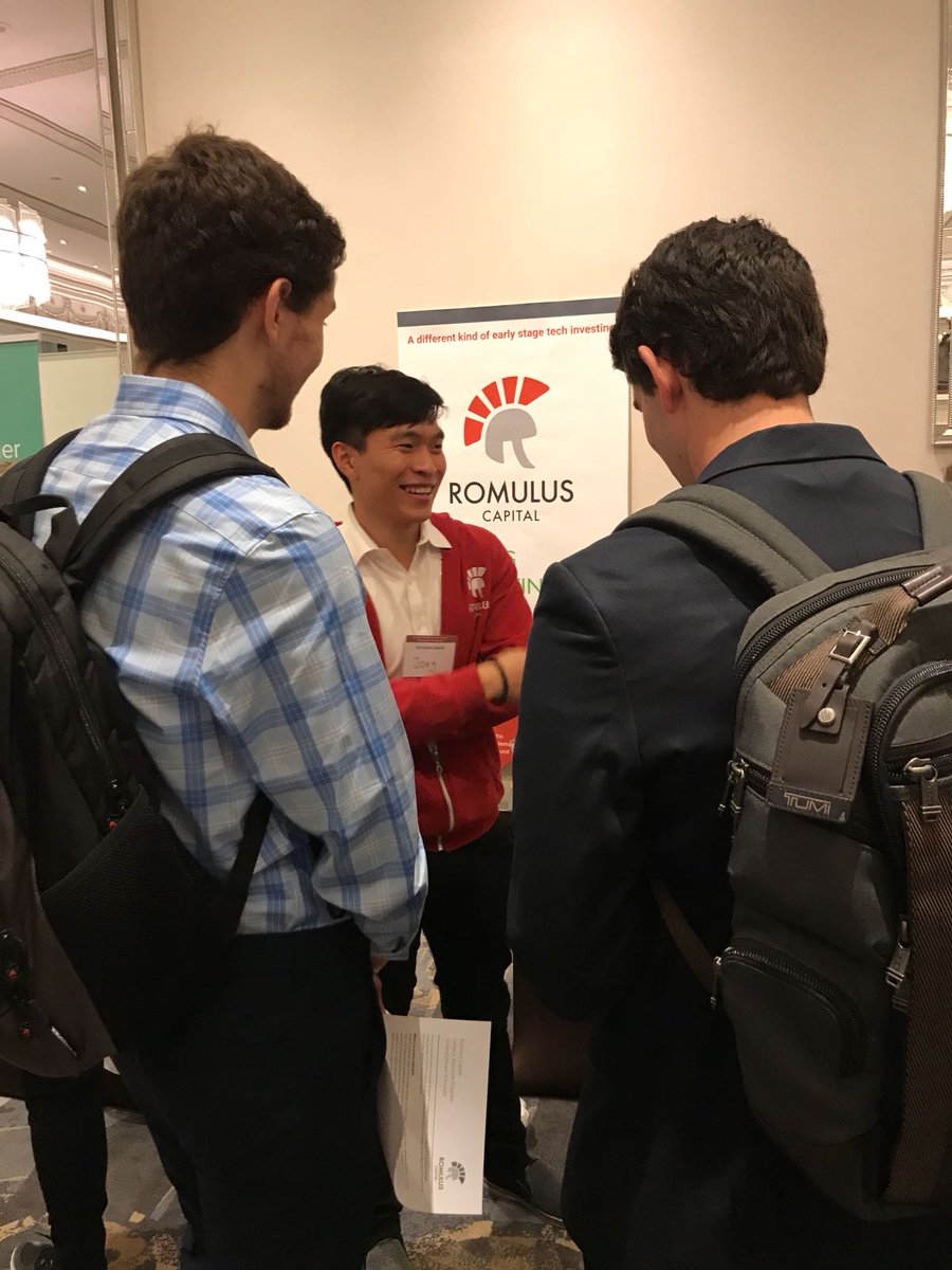 Our team member <a href="/JoeyJinKim/">Joey Kim</a> recruiting at his alma mater <a href="/Harvard/">Harvard University</a> - we're hiring for several roles! romuluscap.com/careers