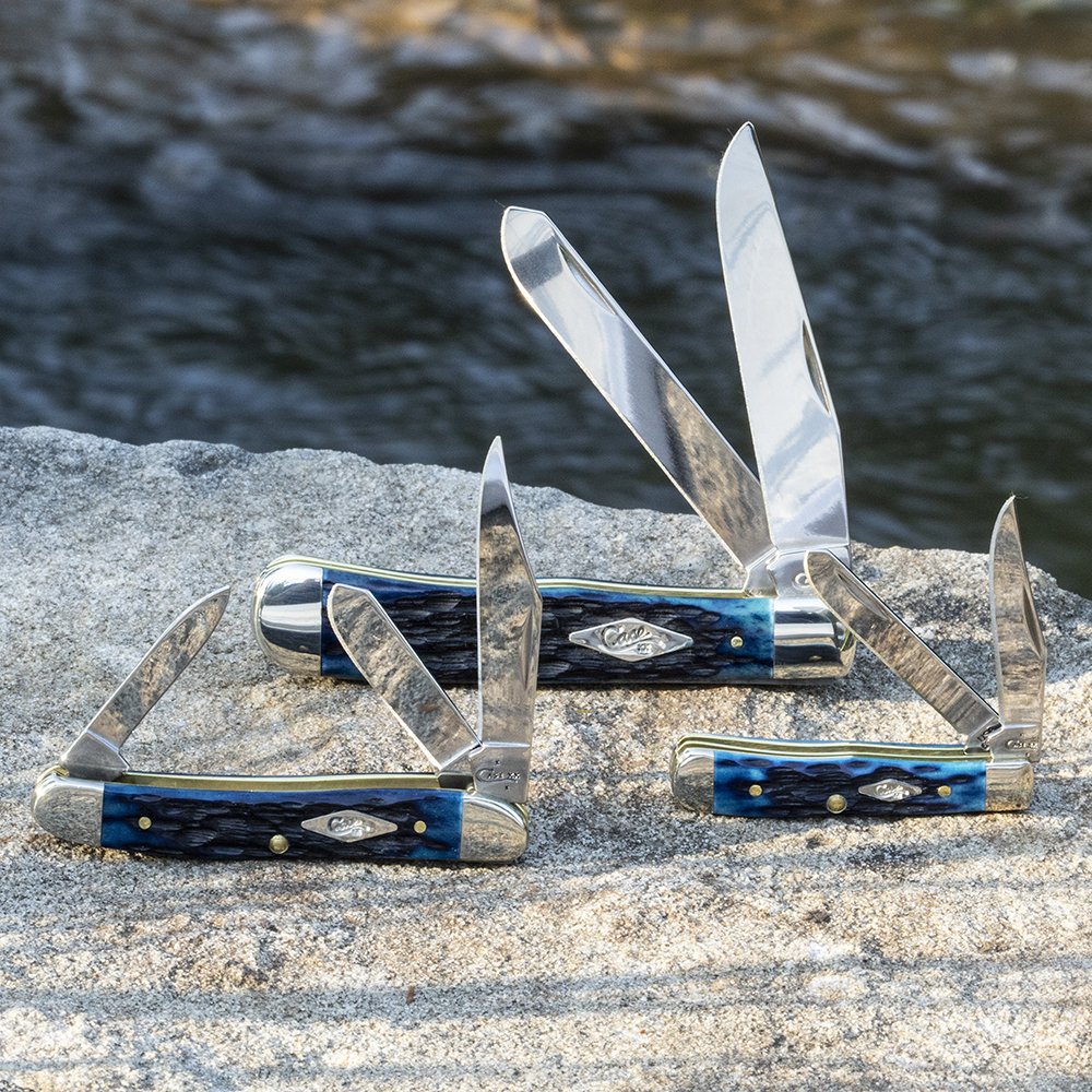 wrcase's tweet image. New from Case! Ocean Blue Bone pocket knives - Check out the entire series here 👉 ow.ly/NtHb30lHmfP