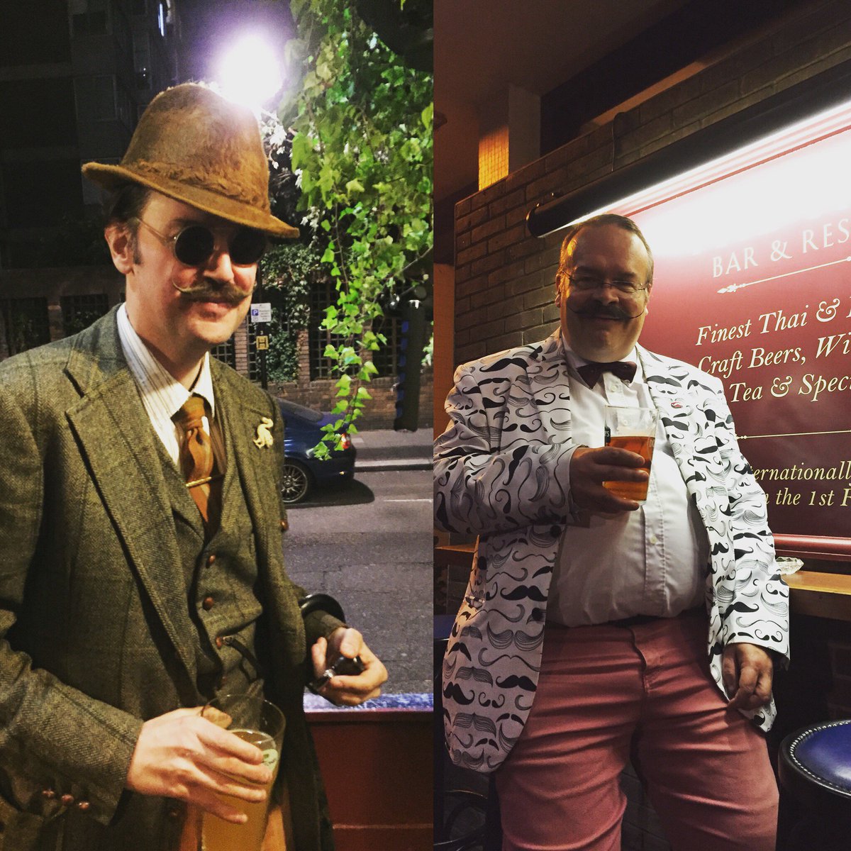 heronpaddington's tweet photo. The first Friday of the month is Handlebar Club night at the Heron, we love these guys and their super dedication to the hirsute appendage of the upper lip and and graspable extremities 😎
.
.
#handlebarmustache #handlebarclub #hirsuteappendage #graspableextremeties #firstfriday https://t.co/cj776AYBph