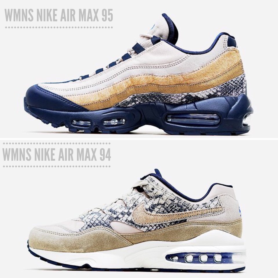 air max 95 snakeskin newsprint