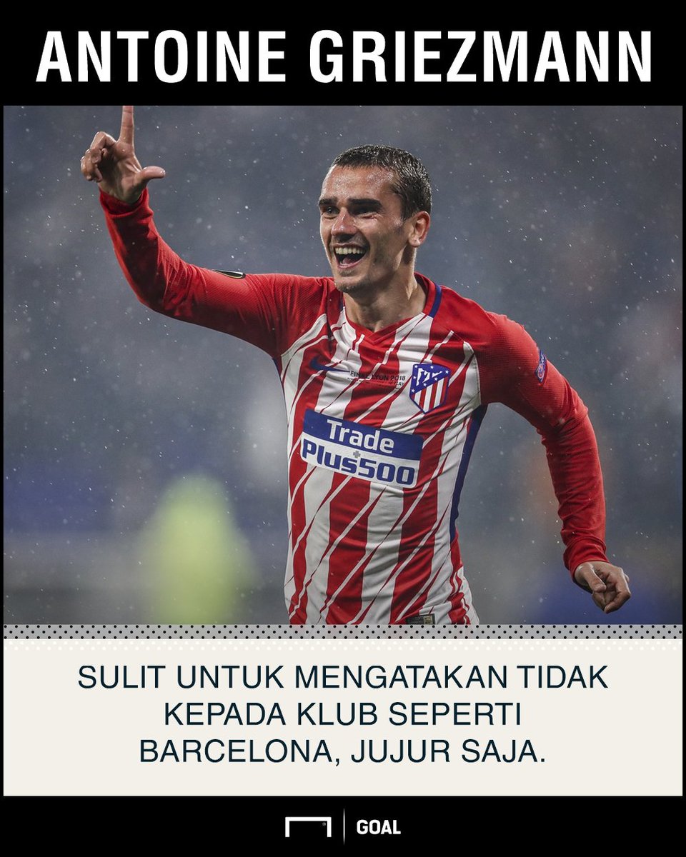 Goal Indonesia On Twitter Antoine Griezmann Akui Sulit Tolak Barcelona Https Tco B9c2vpmrt7