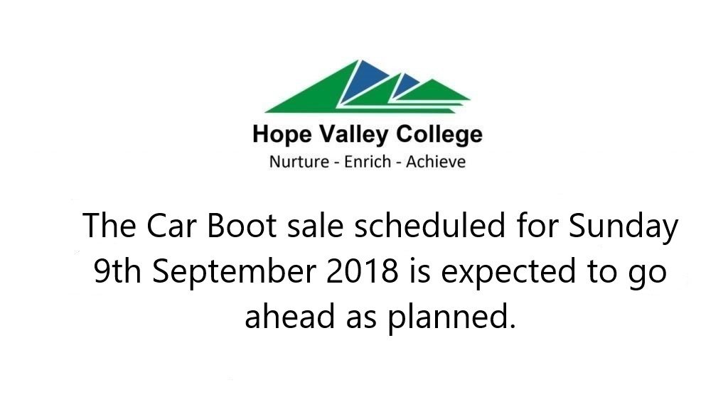 hvcollege's tweet image. Car Boot Sale - This Sunday @hvcollege .  Gates Open 7am.  Further details hvcollege.com