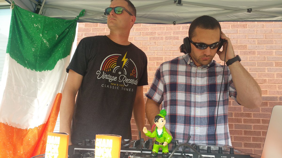 #shamrockfest is representing at the #yorktownkickoff.