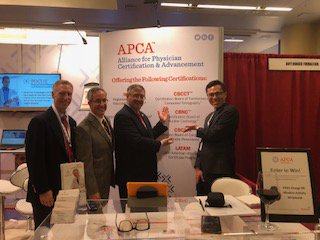 APCA_council's tweet image. APCA is attending #ASNC2018.

Thanks to Dr. Patel, Dr. Salerno, Dr. Russell, Dr. Rosenblatt, Dr. Holly, Dr. Arrighi, and Dr. Wu for stopping by our booth.

If you are attending #ASNC2018, stop by booth #520 to meet our staff and learn about our #CBNC certification! @AmitRPatelMD
