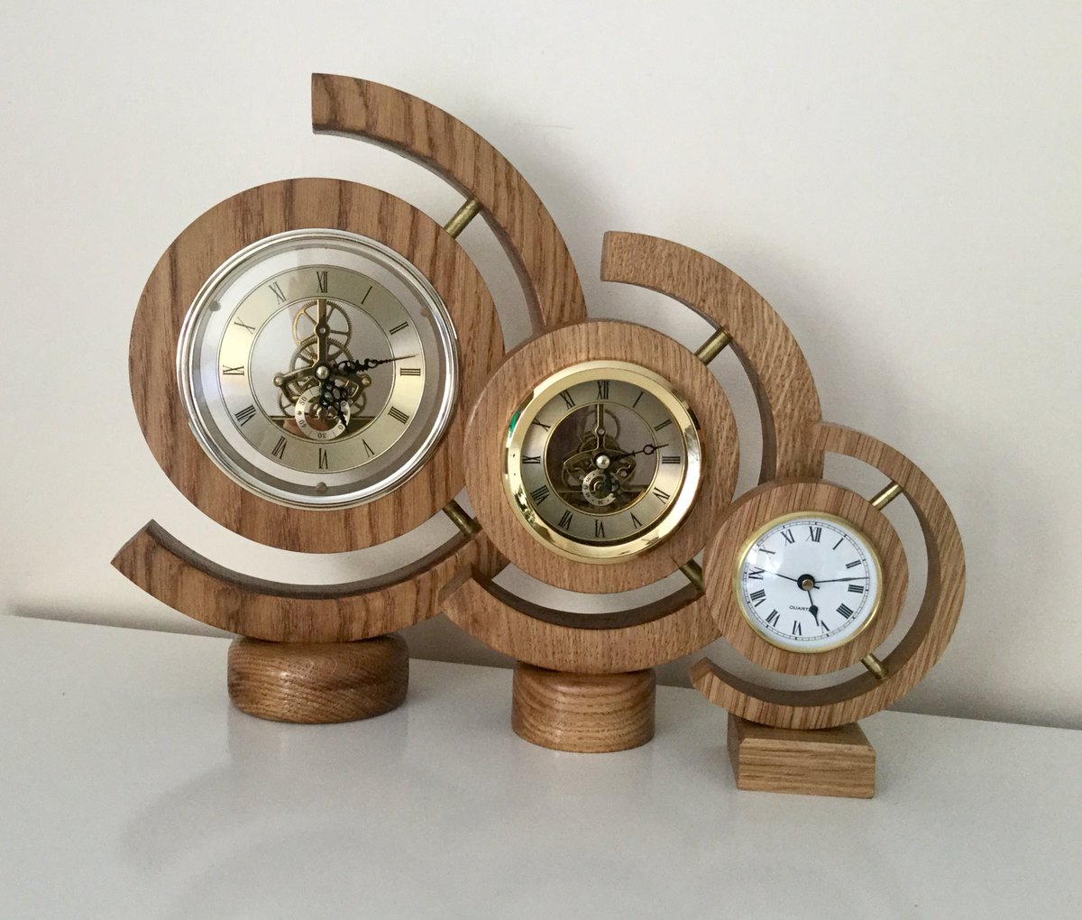 We Now Produce These Nautical Style Clocks In Three Sizes.  Standing @ 7”, 10” &amp; 13” High...