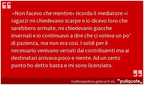 SilvanoSalviato's tweet photo. #Padova #Cona #Bagnoli #Coop La gestione #profughi
La testimonianza di un ex dipendente #Edeco che ora lotta per avere il suo Tfr
https://t.co/oFgtO9tGsF https://t.co/72ssLoOrZ1
