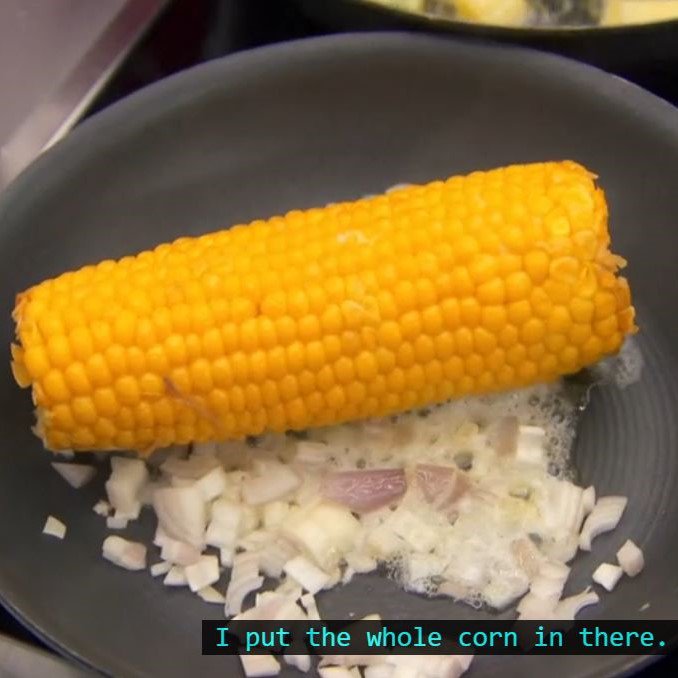 Monty Panesar's corn on the cob skills. 