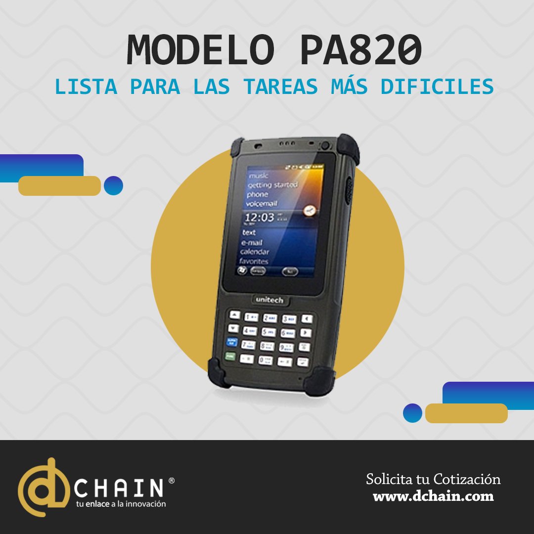 El #PA820 puede soportar vibraciones intensas, temperaturas extremas, y caídas fuera de camiones. ¿Quieres probarlo? ¡Contáctanos! ow.ly/dvw430lHHKN #TerminalesMóviles