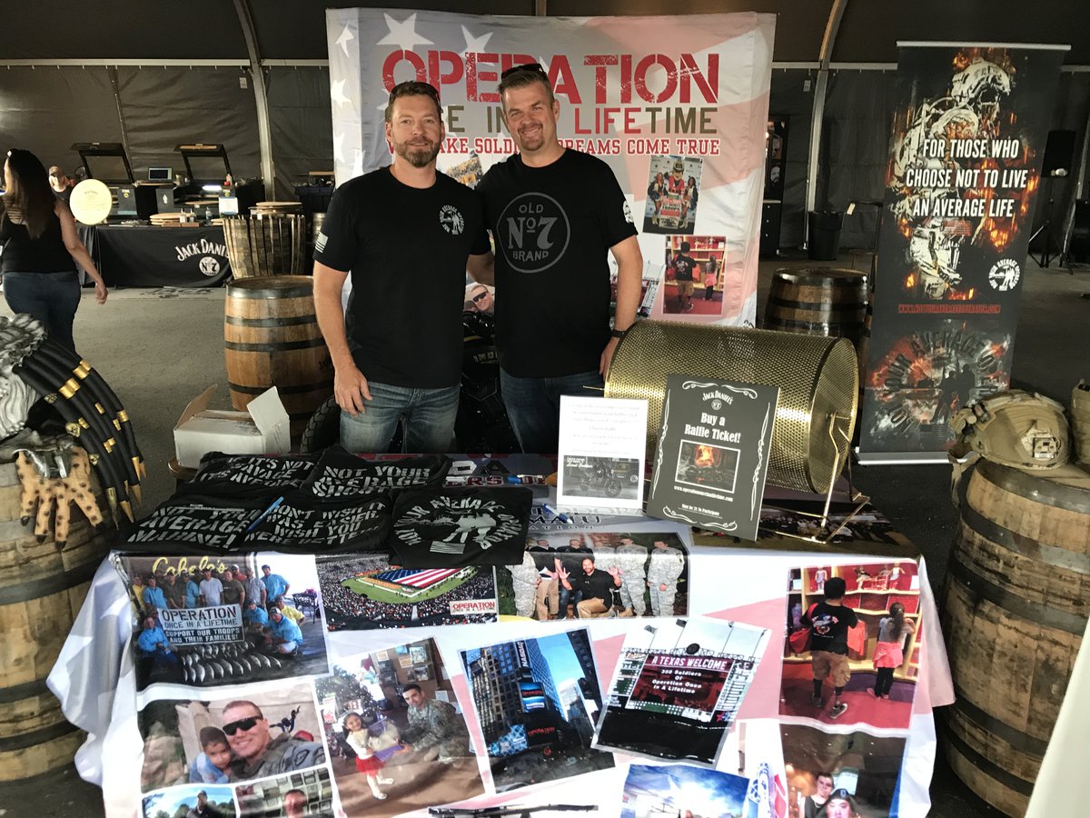 <a href="/OOIAL/">Ops OnceinaLifetime</a>, which supports U.S. soldiers and their families, recently partnered with <a href="/JackDaniels_US/">Jack Daniel's</a> at Sturgis to raise funds. #community