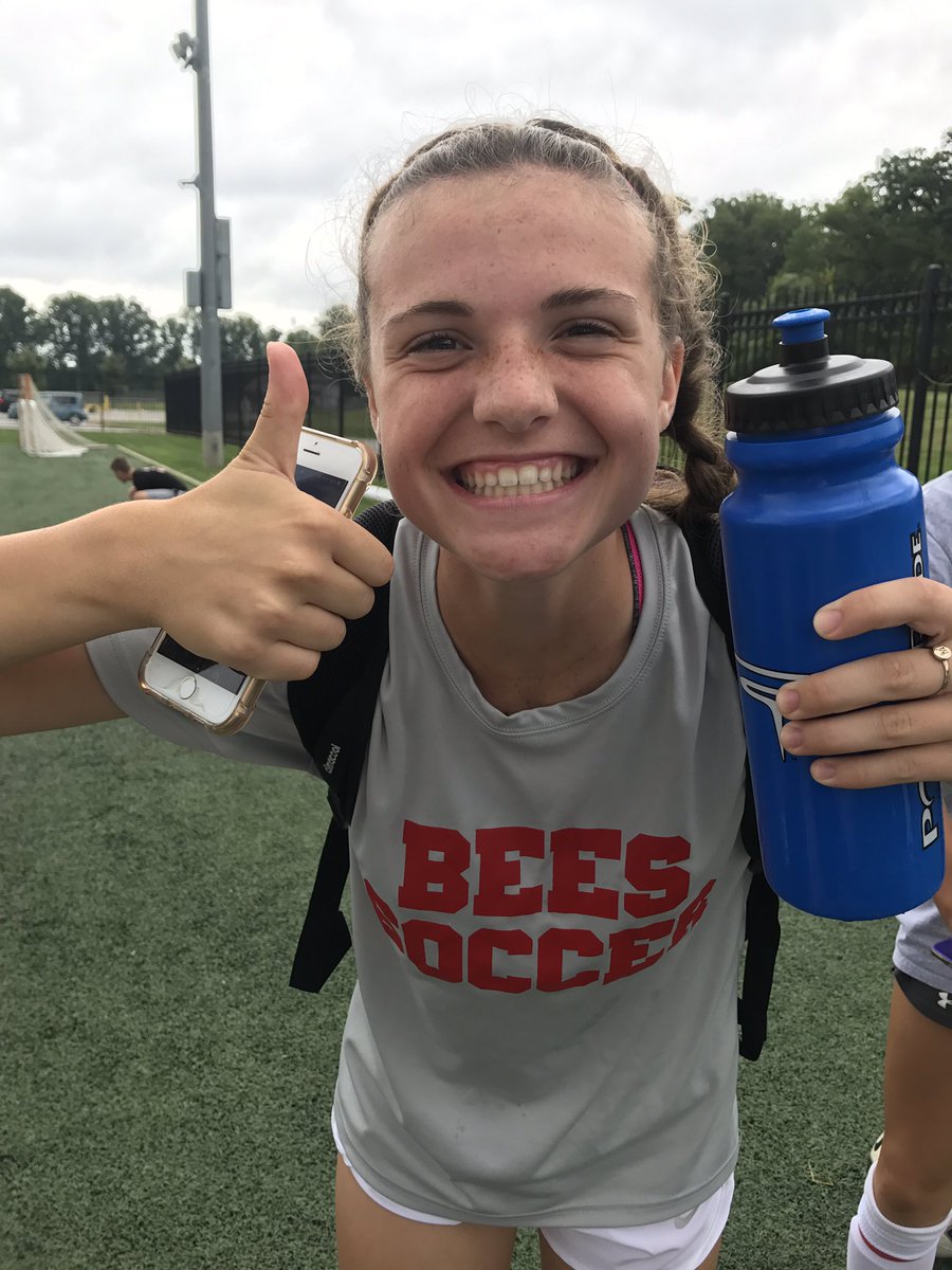 Someone's excited for game day tomorrow!!! Varsity plays TOMORROW night at 7pm at BLOSSOM! Against Jackson