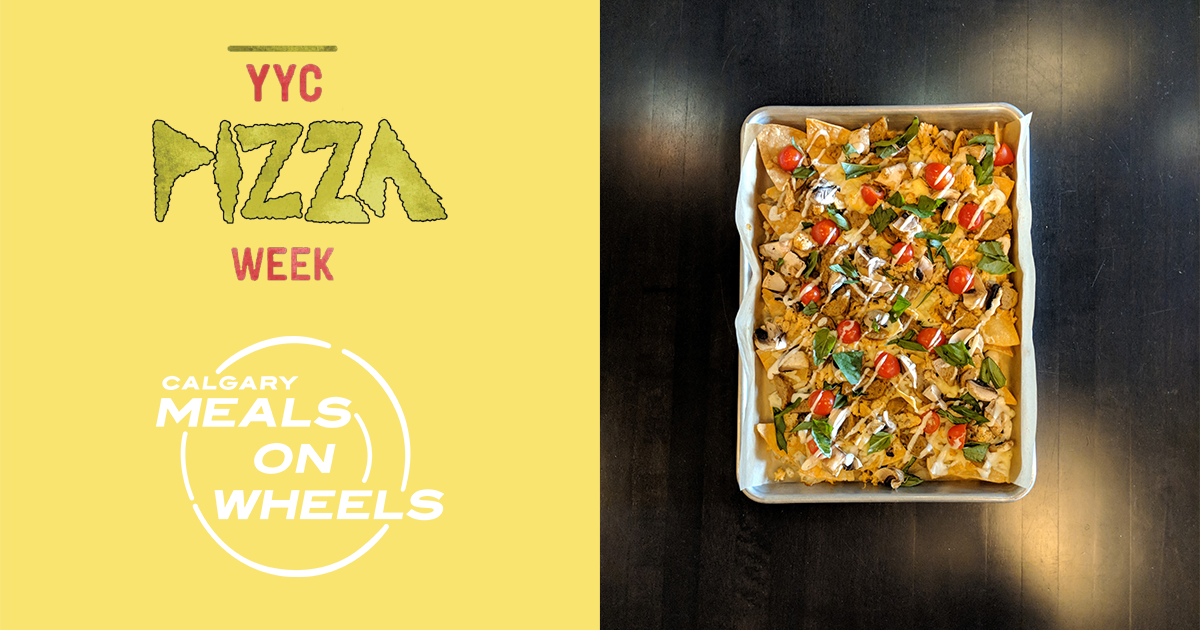 Our third pizza of the day comes courtesy <a href="/Madisons1212/">Madison's 12|12</a>​ -- and it's the first we're featuring from the YYC Pizza Week "Out Of The Pizza Box" category! 

Madison's 12|12 presents the Peppadew Mobster Roadhouse Pizza Nachos!