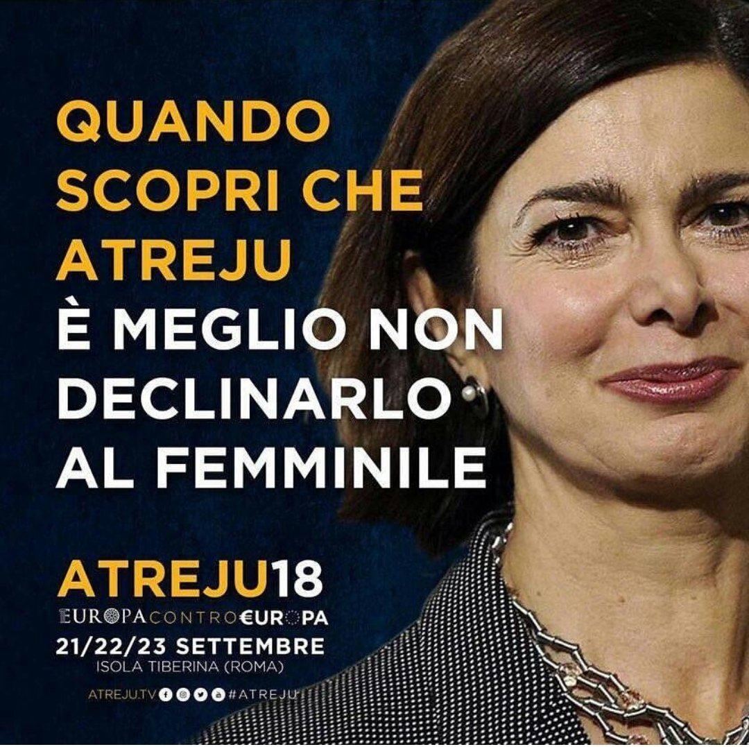 GNMolise's tweet photo. #Atreju2018 https://t.co/xFj40OR1vR