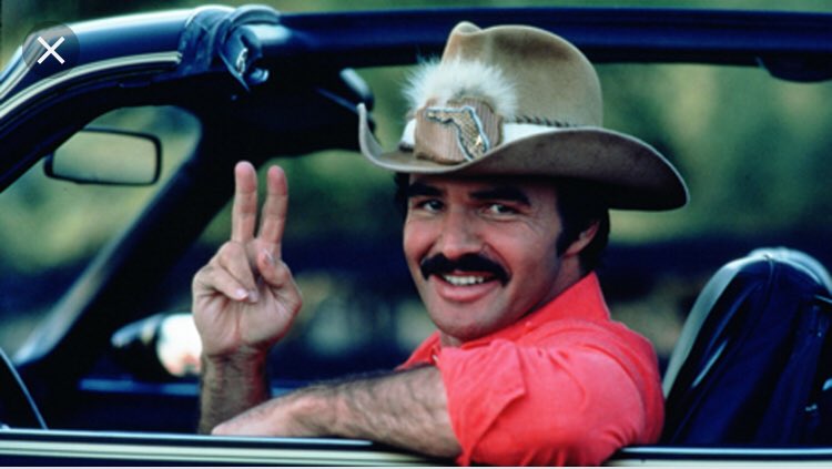 RIP Burt Reynolds. Deliverance and Smokey and the Bandit were must see films of the 80’s. #legend