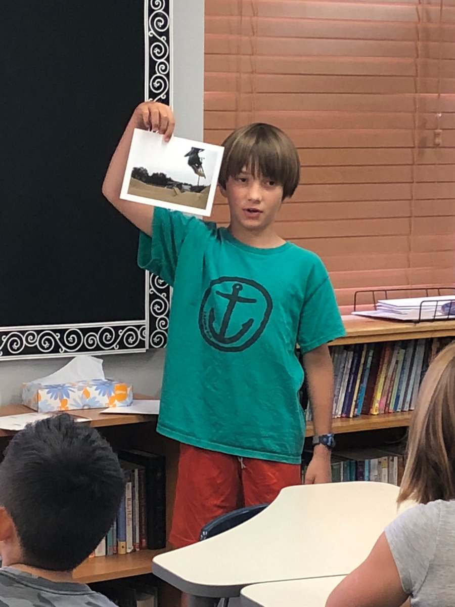 Rhoades_School's tweet photo. 4th grade enjoyed artifact sharing when we share something we did over the summer. We loved meeting our new class mates! #Gofourthgrade #trsgr4 https://t.co/N64ECXRuZi