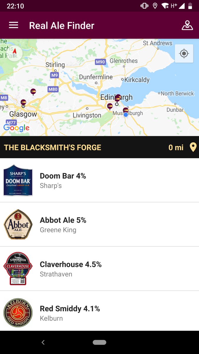 We're pleased to welcome The Blacksmith's Forge #Wetherspoon (our local) to #RealAleFinder Check out the beer board here: goo.gl/ty1LHZ or get updates with our app goo.gl/L7cici

<a href="/CAMRA_Edinburgh/">Edinburgh CAMRA</a> #realale #beer #beeroclock #BeerLoversDay #Edinburgh