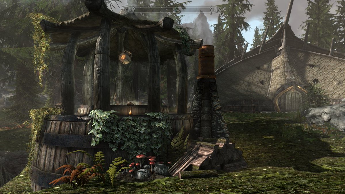 The Elder Scrolls on X: Featured Mod Friday: MsRae's #Skyrim mod  demonstrates how just comfortable Orcish living can be, with a spacious player  home, great view, and a functional hot tub!