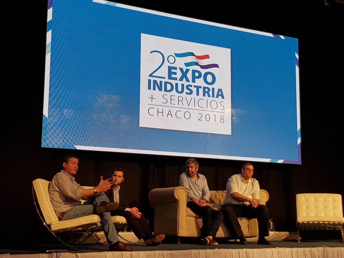 Gracias <a href="/ExpoIndustriaCH/">ExpoIndustria Chaco 2018</a> por invitarnos a compartir sobre  Tendencias y Redes Globales. #ExpoIndustriaChaco2018