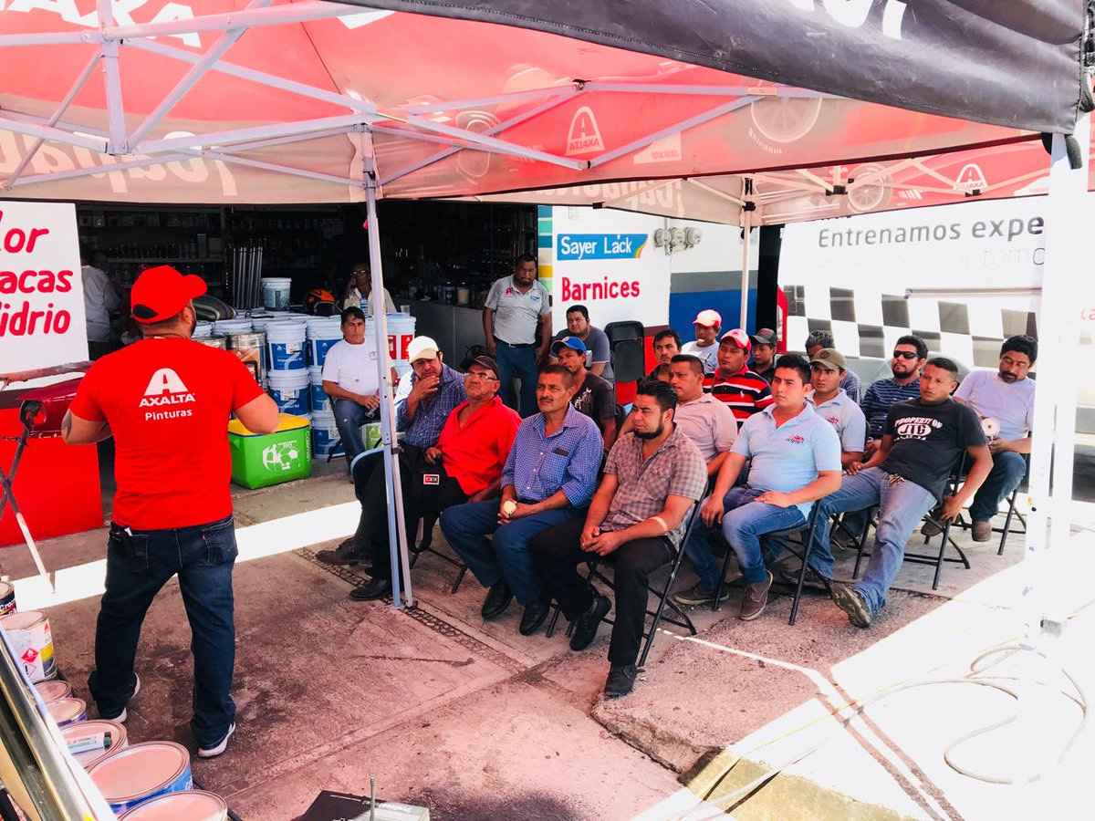 AxaltaLATAM's tweet photo. Hoy viajamos al mítico y ancestral #Palenque, en Chiapas con el #AxaltaEnTour para capacitar en #RepintadoAutomotriz 🚘🚗⛟ https://t.co/NPq9D6J6wT