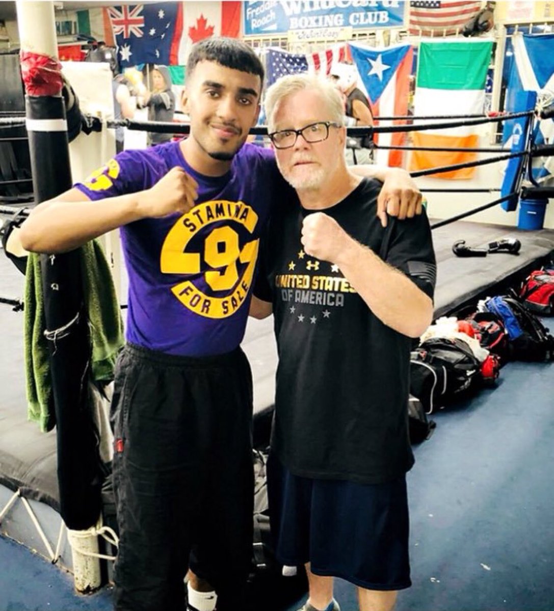 bigads9's tweet photo. Even #freddyroach knows, #wedontgetweakwegetdeep 🦁🦁 The professional debut announcement of @TheRealBilalAli is coming, stay locked in locked on 👊🏽

 @sfsboxing 

Ade Olayinka 🎓 https://t.co/P8unTYjrPR