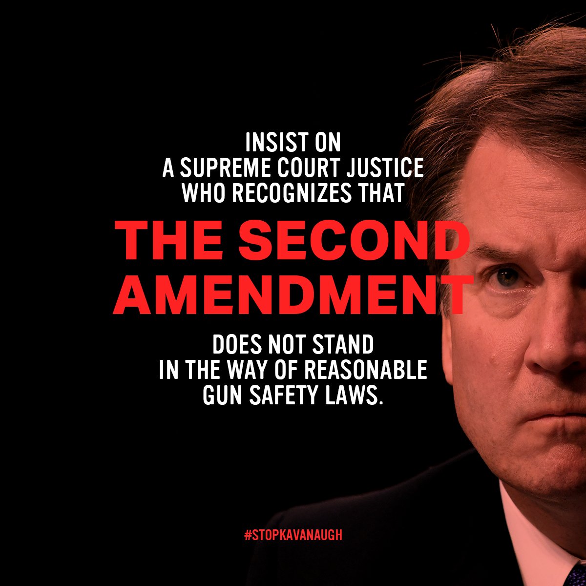 President Trump's NRA-approved Supreme Court nominee, Brett Kavanaugh, has made clear he would strike down prohibitions on the AR-15 &amp; other assault weapons. Urge your senators to vote NO: Text SCOTUS to 644-33 to be connected. #StopKavanaugh @everytown <a href="/MomsDemand/">Moms Demand Action</a>