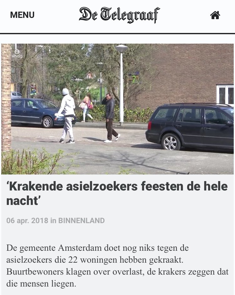 Afgelopen april in Amsterdam; zie foto, en de politie en gemeente deden niks... Nu durven ze wel tegen twee kids!! #LiliHowick