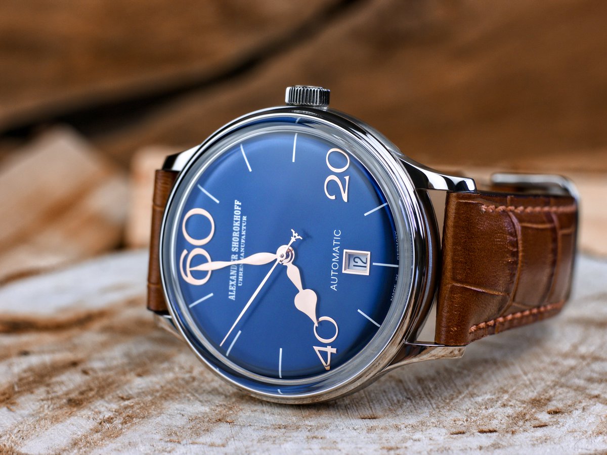 TigerlilySkyePR's tweet image. Alexander Shorokhoff&apos;s Model 63 looking good!!  #shorokhoff #watch