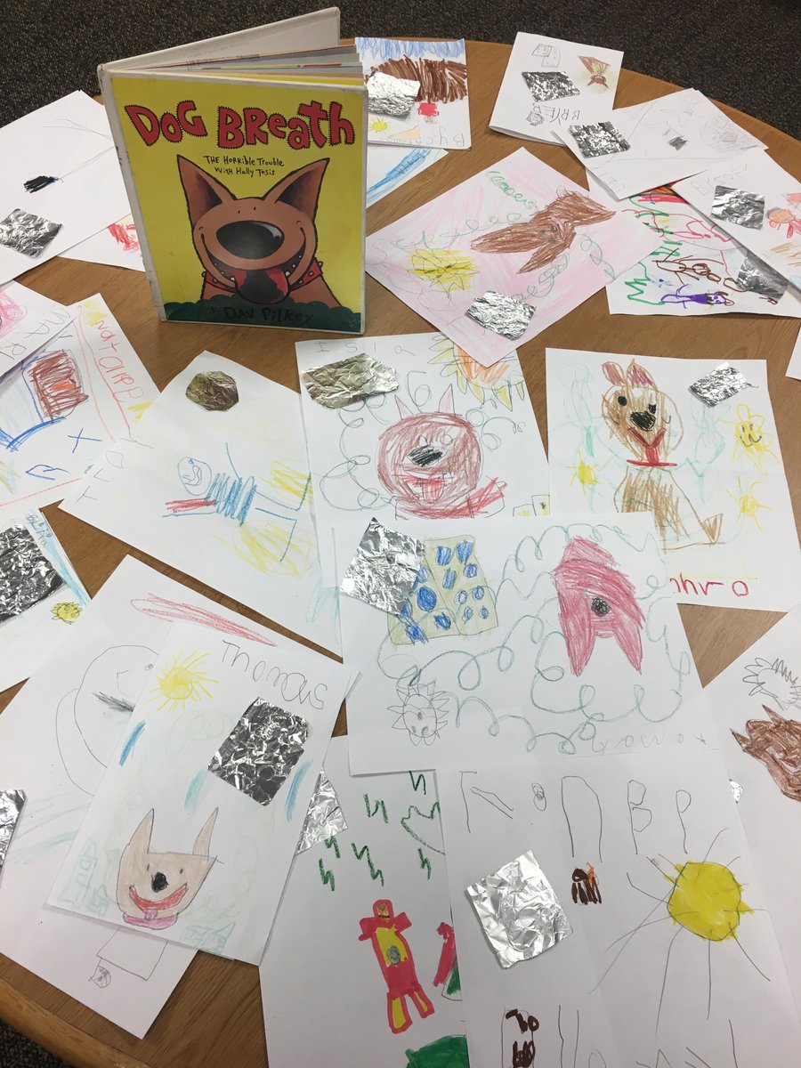 missmihelic's tweet photo. After learning all about the Caldecott Medal Kinders made award winning covers and Firsties made medals for the distinguished illustrations! #brookwoodreaders #futureillustrators @missallingerk @mshaggerty_k @EWBWfirsties @BWEfirsties @MrsRipley1st https://t.co/6DNCQ8qrTb