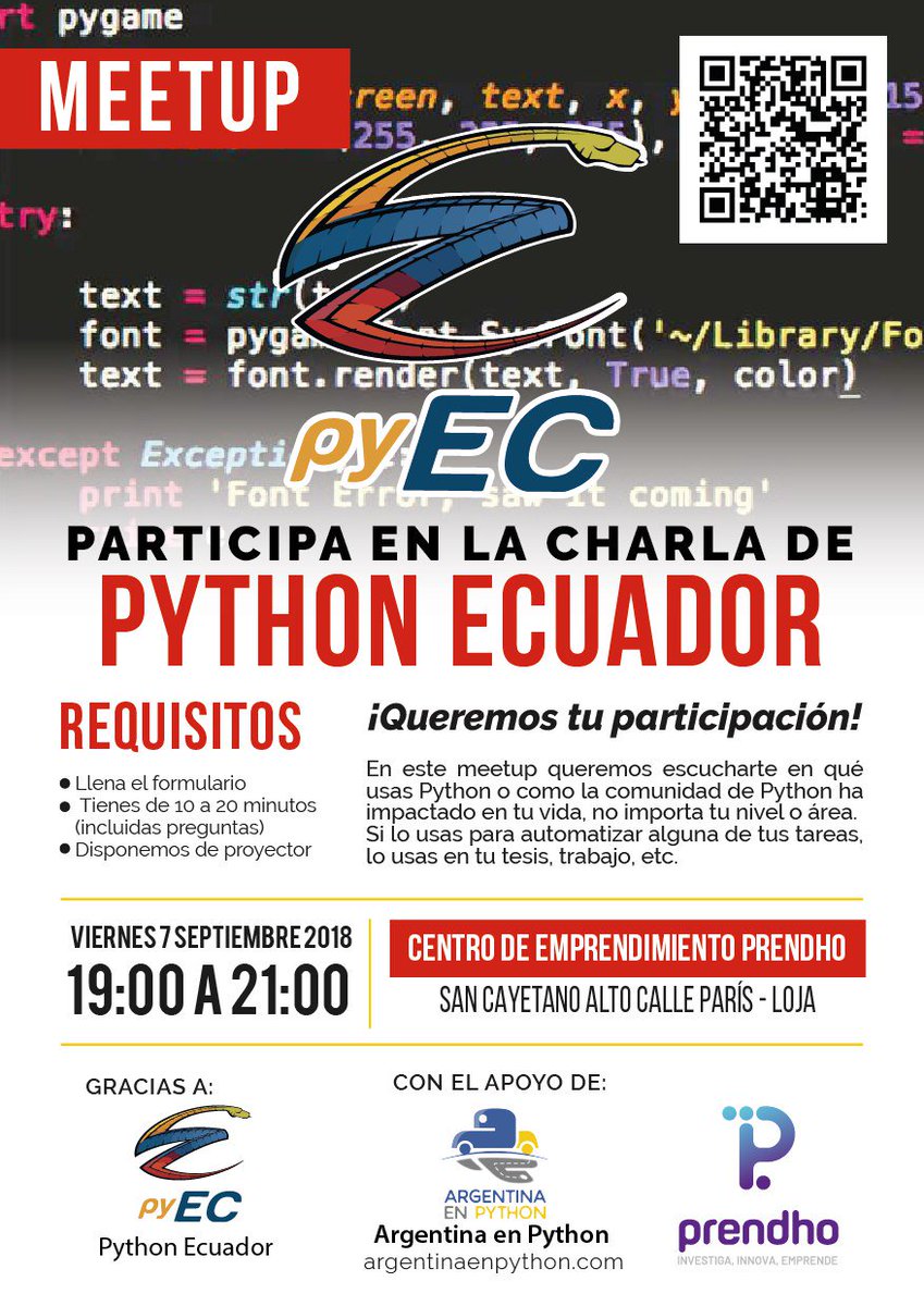 Python Ecuador tweet media