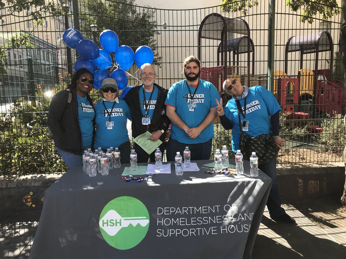 SF_HSH's tweet photo. Happy #4CornerFriday! Great to meet neighbors and talk to people about our programs and services. https://t.co/DILFuswm7x