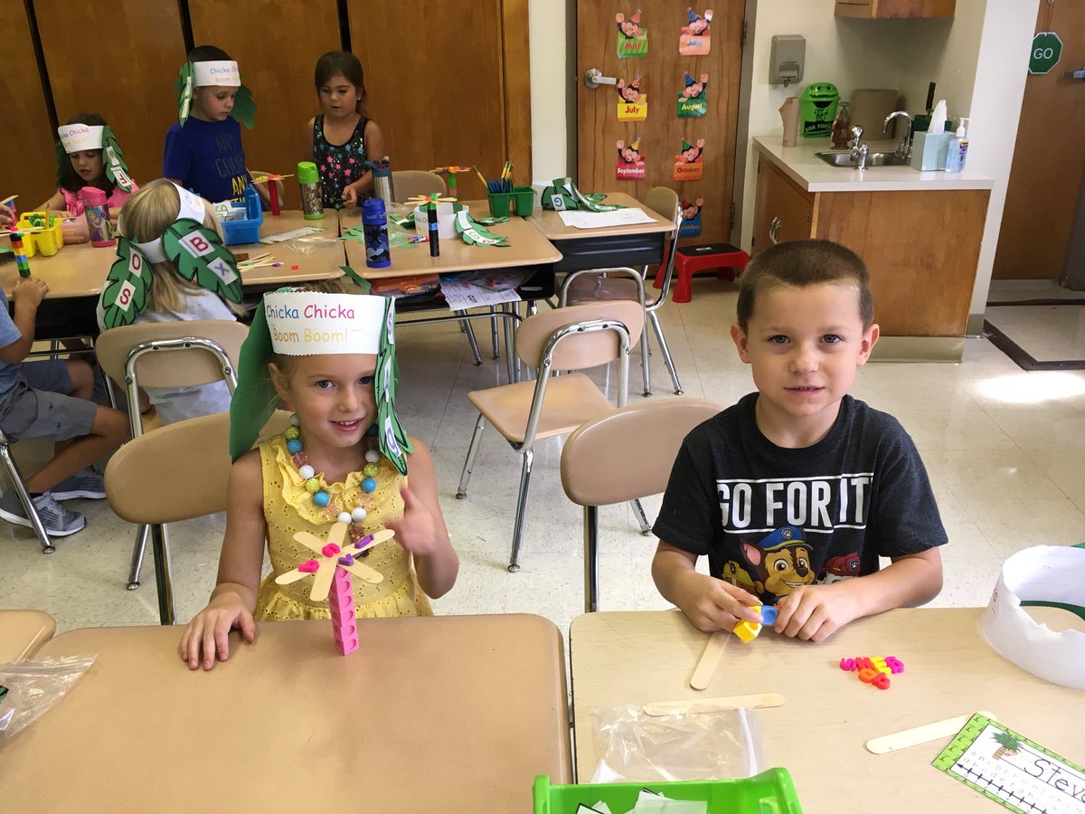 Chicka Chicka Boom Boom lots of fun in our room!