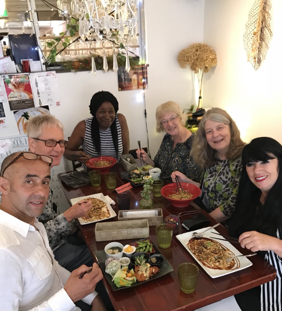 froebeledin's tweet photo. After conference lunch in Elk vegetarian and vegan restaurant in Hiroshima #IntFroebel2018 https://t.co/QOdBME1W7v
