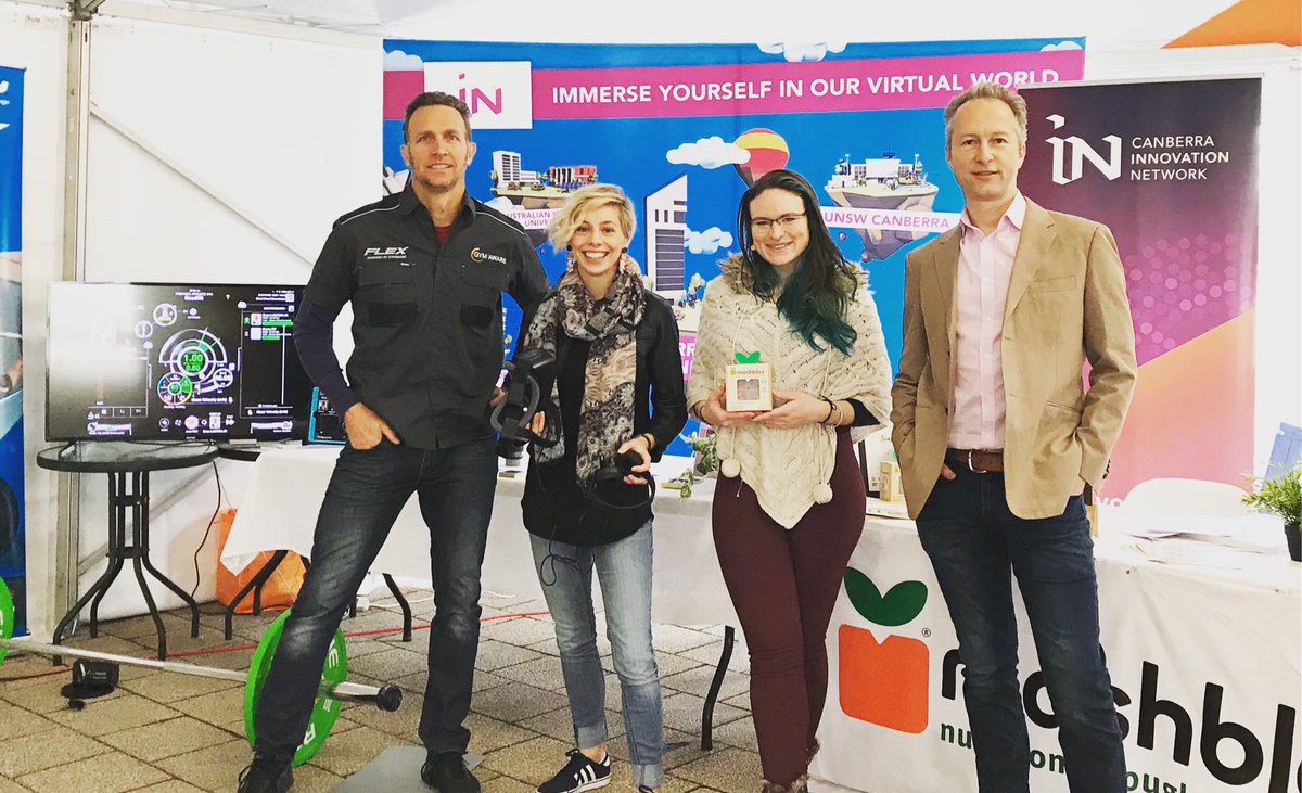 We are excited to be hanging out with some of Canberra’s amazing startups <a href="/GymAware/">GymAware</a>, <a href="/Mashblox/">#Mashblox #MakesGoodFoodsFun</a>, <a href="/brivvio/">Brivvio</a> and <a href="/PwC_AU/">PwC Australia</a> at the Innovation Alley as part of TEDx Canberra. 
We are in Civic Square - come and say hi 👋 #Canberra #cbrin #tedx