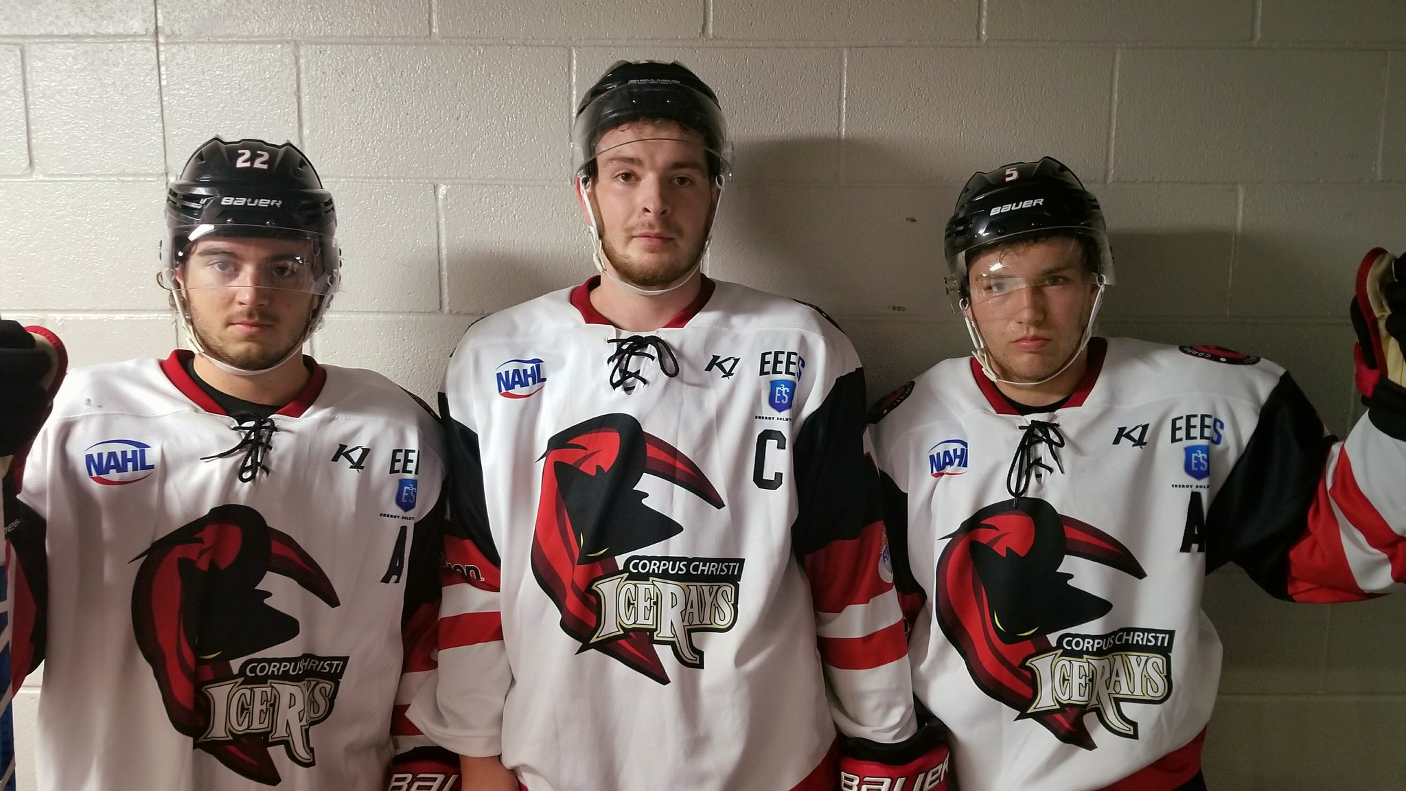 Corpus Christi IceRays on X: Here are your 2018-19 #IceRays captains: #22  D Trevor Wilhelm (A), #16 RW Kyle Moore (C) & #5 D Coltan Wilkie  (A).  / X