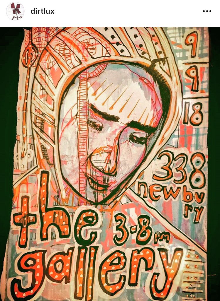 dirtlux's tweet photo. Have you gotten your tickets for #THEGALLERY on Sunday? #DirtLux art, @absolutvodka, sounds by @DJPapadon. Come through for the vibe with @1PERCENTGALLERY. 338 Newbury Street. 3pm-8pm. https://t.co/dghkoAlNwV https://t.co/t8U4JchzHs