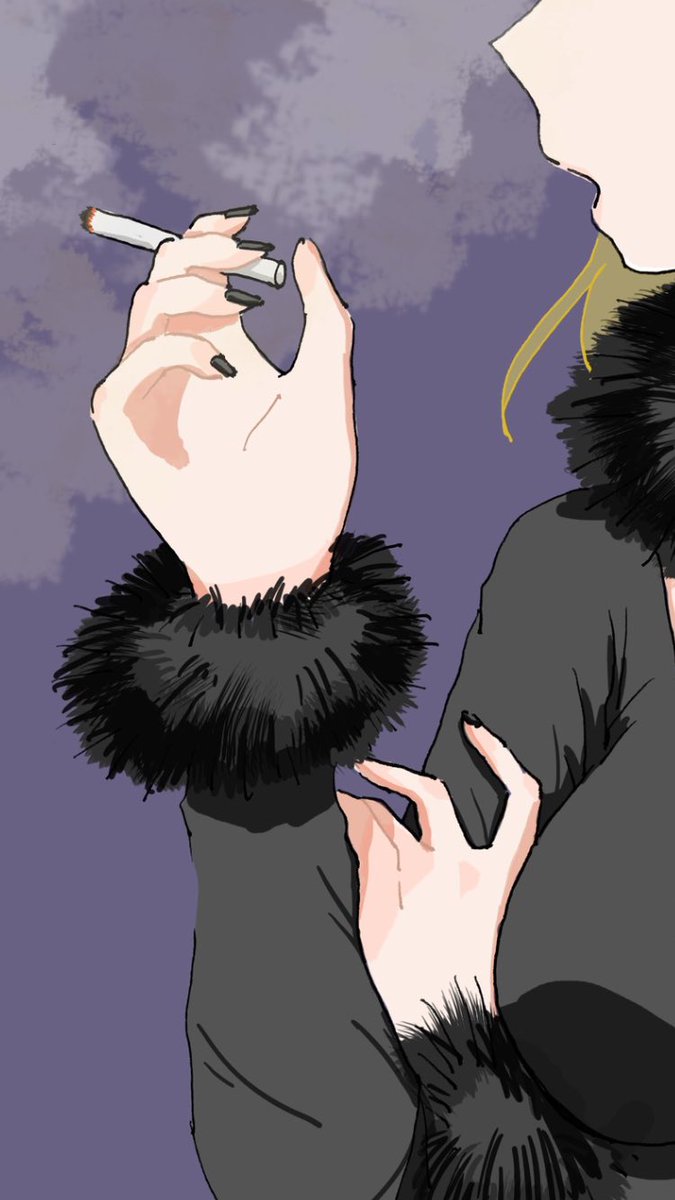 お題ありがとうございます ちょうど煙草吸ってるお姉さんが描きたいと思ってたとこな 夜のイラスト お題ありがとうございます ちょうど煙草吸ってるお姉さんが描きたいと思ってたとこな 夜のイラスト