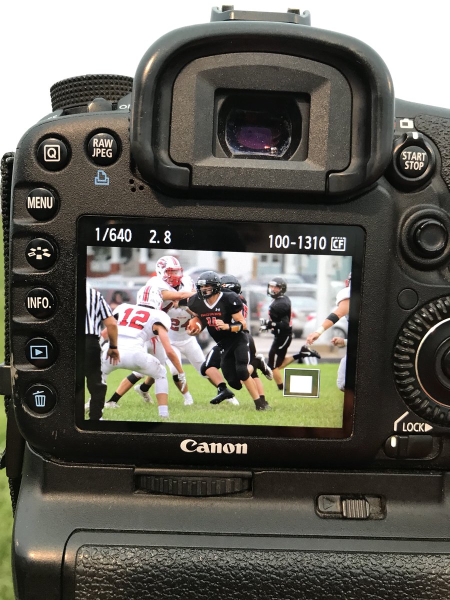 Jacob Smith making gains for the Indians in the 2nd quarter against Hesston.