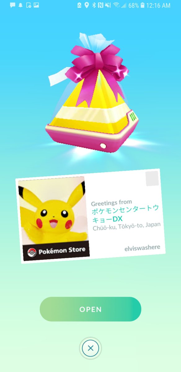 melloskitty's tweet photo. Met some trainers from Taiwan @ the
Pokémon Center DX in Tokyo..😎😎😎
Pretty cool to exchange Trainer Codes
& use our Special Trades for the day.✌🏻
#fbf #pokemongo #pokemongofriends #pokemongotrading #pokemoncenterDX #tokyo #japan #melviswashere https://t.co/s1D5dyDvJD