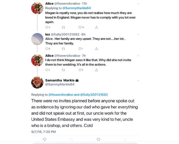 princessnpearls's tweet photo. Bitter Broke Barking for Dollars Samantha Markle is STILL
going on about no Wedding invites..Sigh
Why do these Physical & Emotional ABUSERS
Scammy, Thomas & Jr keep getting confused about Humanitarianism?
It for the needy not the GREEDY.
#MarkleTrash
#CallYourOwnKids
#CallYourMom https://t.co/wSqIN6K37G