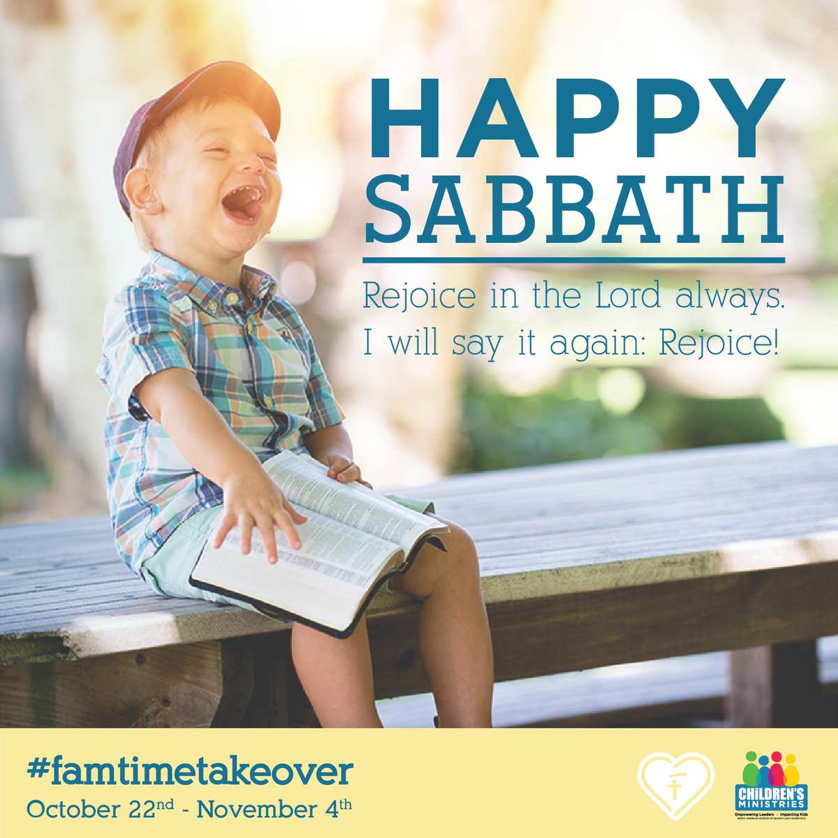 How do you say "Happy Sabbath" in your language? Comment below! 

#FamTimeTakeOver #FamilyTime #CHildMin #KidMin #Parenting #FamilyResources #ParentingResources #Children
