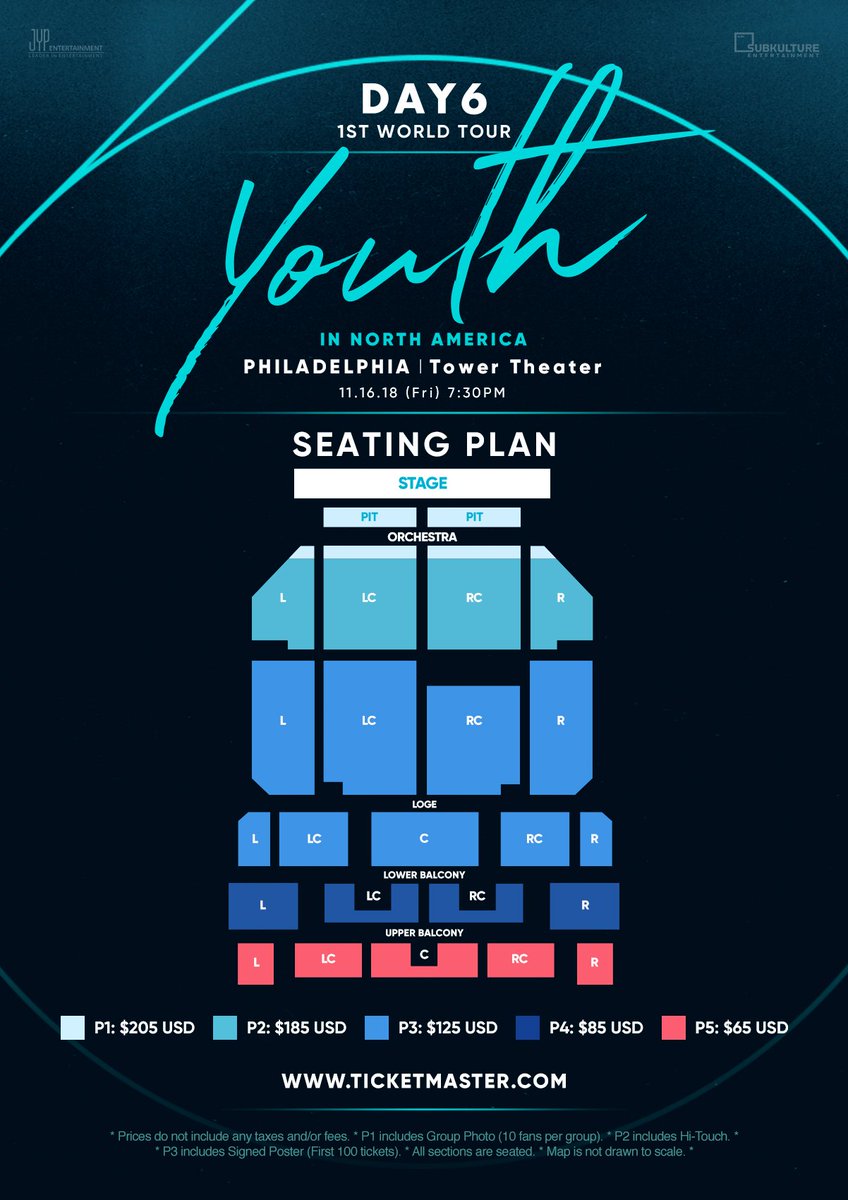 Tower Theater Seating Chart Pit